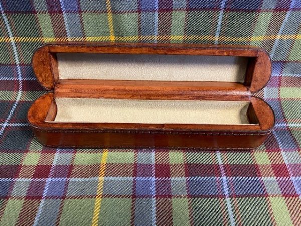 Leather Pen Box - 1 pen/pencil