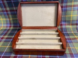 Leather Pen Box - 4 pen/pencil