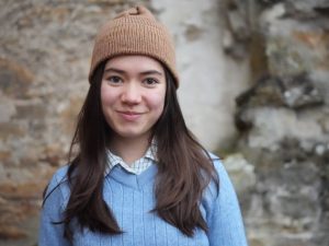 Brown/Pink Merino Hat